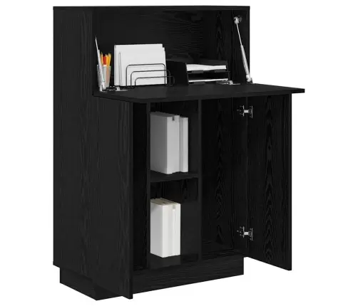 Melnā Ozola Rakstāmgalds Melnais Ozols Inženierijas Koks Vidējs Vidaxl