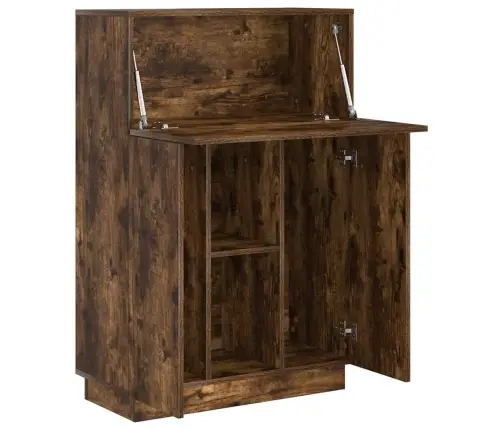 Dūmota Ozolkoka Rakstāmgalds Dūmots Ozols Inženierijas Koks Vidaxl