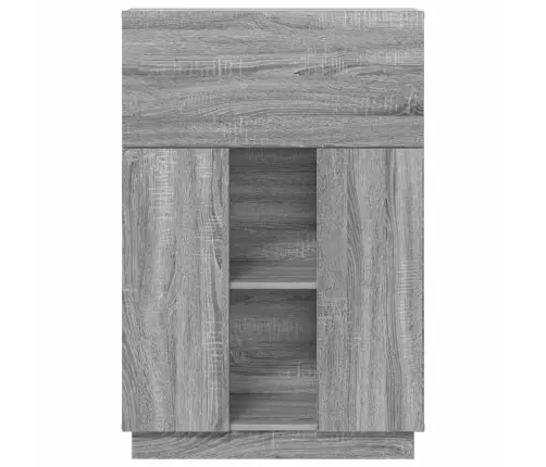 Pelēks Rakstāmgalds Pelēkā Sonoma Inženierijas Koks Liels Vidaxl