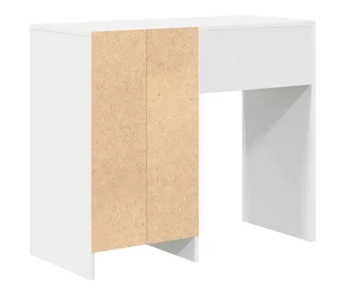 Laud Sahtliga Riiuliga Valge 90 X 37.5 X 75 Cm Tehispuit Laud Sahtliga Riiuliga Valge 90 X 37.5 X 75 Cm Tehispuit