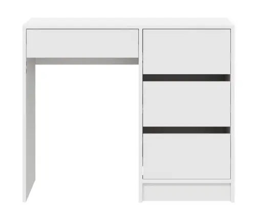 Laud Sahtliga Riiuliga Valge 90 X 37.5 X 75 Cm Tehispuit Laud Sahtliga Riiuliga Valge 90 X 37.5 X 75 Cm Tehispuit