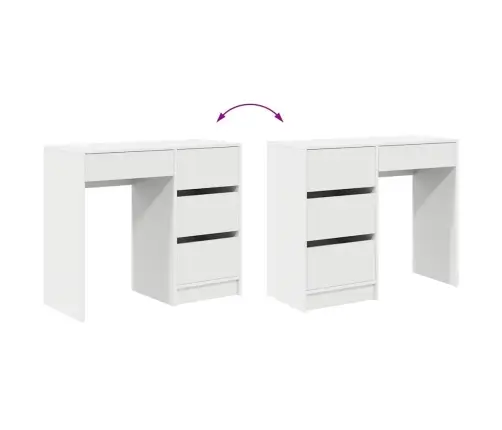 Laud Sahtliga Riiuliga Valge 90 X 37.5 X 75 Cm Tehispuit Laud Sahtliga Riiuliga Valge 90 X 37.5 X 75 Cm Tehispuit