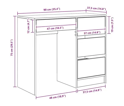 Laud Sahtliga Riiuliga Valge 90 X 37.5 X 75 Cm Tehispuit Laud Sahtliga Riiuliga Valge 90 X 37.5 X 75 Cm Tehispuit