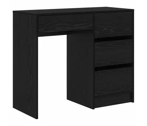 Laud Sahtliga Must Tamm 90 X 37.5 X 75 Cm Tehispuit