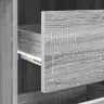 Stalas Pilkas Sonoma 90 X 37.5 X 75 Cm Apdirbta Mediena
