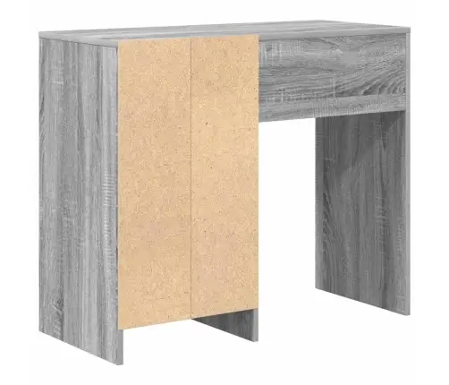 Stalas Pilkas Sonoma 90 X 37.5 X 75 Cm Apdirbta Mediena