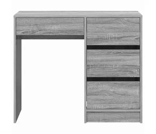 Stalas Pilkas Sonoma 90 X 37.5 X 75 Cm Apdirbta Mediena