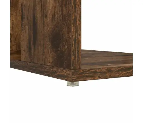 Brūnais Rakstāmgalds Dūmots Ozols Masīvkoks Vidējs Rakstāmgalds Vidaxl