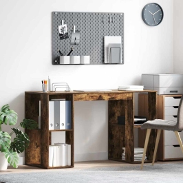 Hoiuruumiga Laud Suitsutatud Tamm 130 X 50.5 X 75 Cm Tehispuit