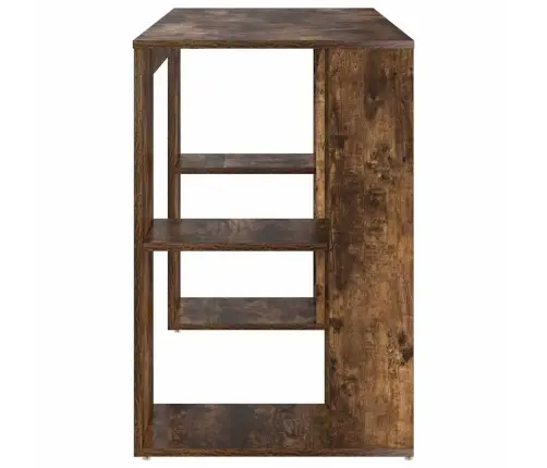 Brūnais Rakstāmgalds Dūmots Ozols Masīvkoks Vidējs Rakstāmgalds Vidaxl