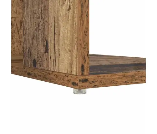 Galds Ar Uzglabāšanu Ar Plauktu Vecs Koks 130 X 50.5 X 75 Cm Vidaxl