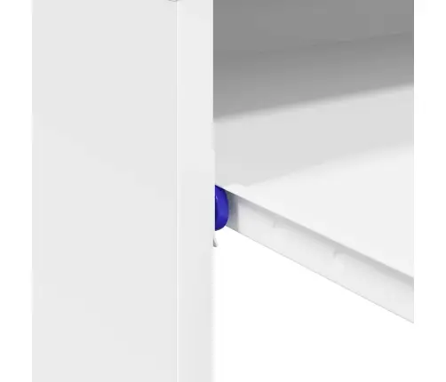 Datorgalds Balts Inženierijas Koks Kompakts Organizatori Vidaxl