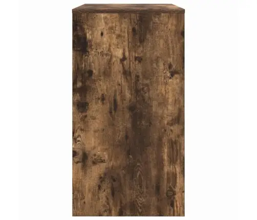 Laud Riiuliga Suitsutatud Tamm 77.5 X 43 X 79 Cm Tehispuit Laud Riiuliga Suitsutatud Tamm 77.5 X 43 X 79 Cm Tehispuit