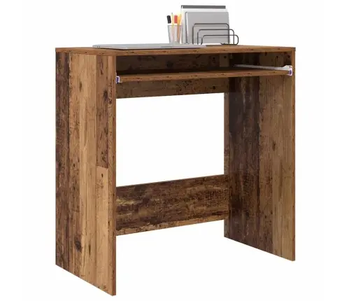 Laud Riiuliga Vana Puit 77.5 X 43 X 79 Cm Tehispuit