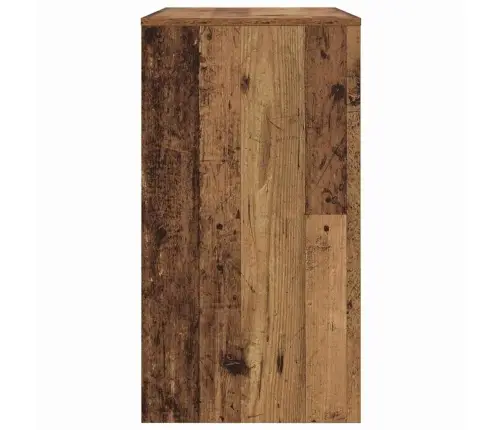 Laud Riiuliga Vana Puit 77.5 X 43 X 79 Cm Tehispuit
