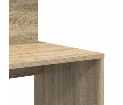 Galds Ar Glabāšanu Ar Plauktu Sonomas Ozola 90 X 48 X 101.5 Cm Vidaxl