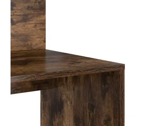 Galds Ar Glabāšanu Dūmakaina Ozolkoka 90 X 48 X 101.5 Cm Vidaxl