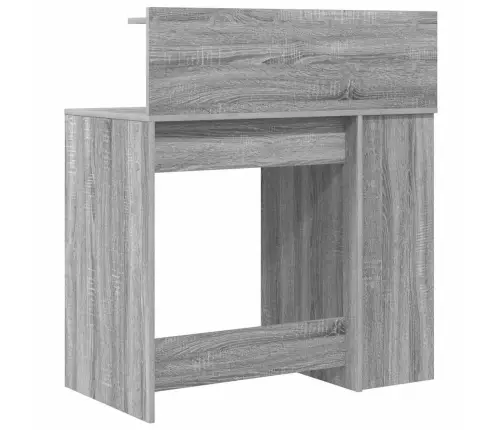 Galds Ar Glabāšanu Pelēka Sonomas Ozola 90 X 48 X 101.5 Cm Vidaxl