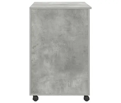 Stalas Su Ratukais Betoninė Ąžuolo Spalva 91 X 50 X 77 Cm