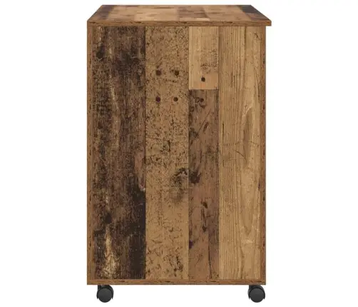 Stalas Su Ratais Su Stalčių Senovinis Medis 91 X 50 X 77 Cm