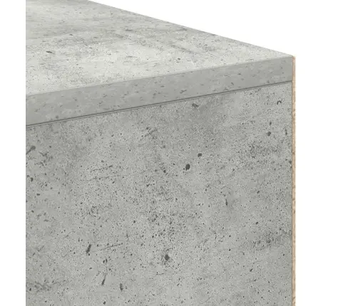 Galds Betona Pelēka 102 X 50 X 75 Cm Inženierijas Koks Vidaxl