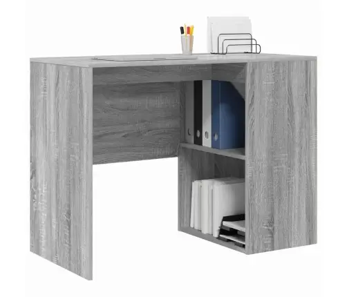 Galds Pelēks Sonoma 102 X 50 X 75 Cm Inženierijas Koks Vidaxl