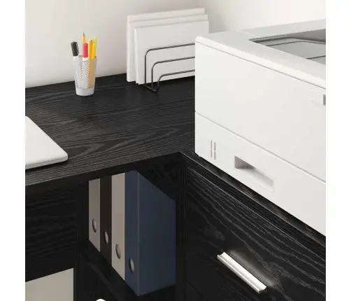 Skapītis Melns Ozols 38 X 34.5 X 75 Cm Inženierijas Koks Vidaxl