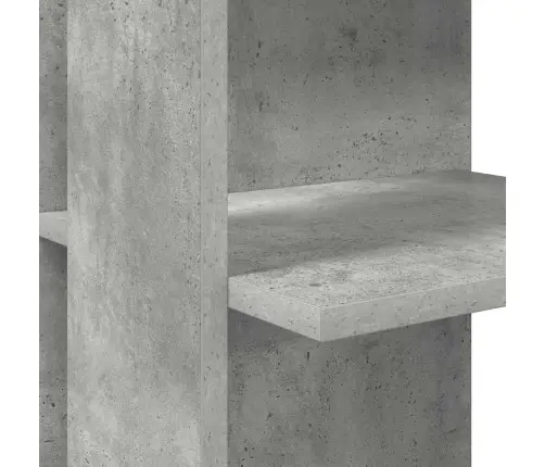 Kampinis Rašomasis Stalas Betono Pilka 140 X 113,5 X 75 Cm