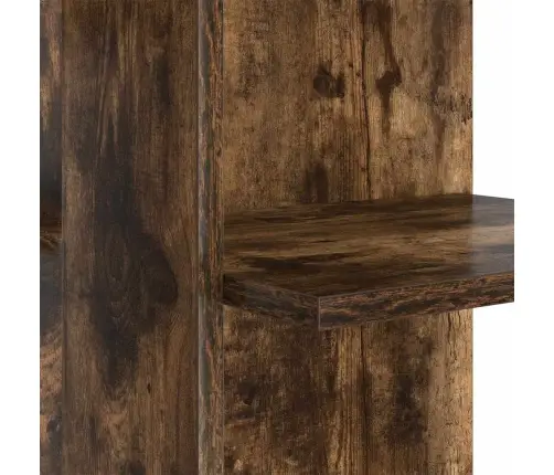 Kampinis Stalas Su Laikymo Sistema Su Lentyna Rūkyta Ąžuolas