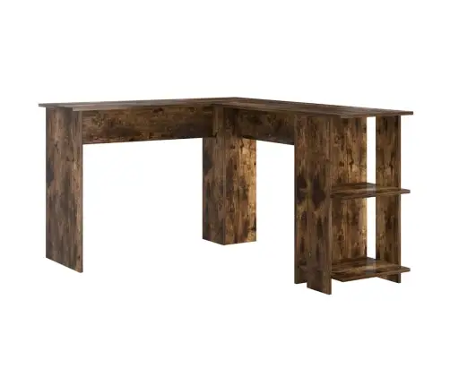 Kampinis Stalas Su Laikymo Sistema Su Lentyna Rūkyta Ąžuolas