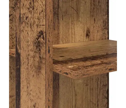 Stūra Galds Ar Uzglabāšanu Vecs Koks 140 X 113.5 X 75 Cm Vidaxl