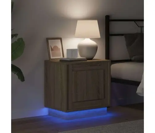 Nakts Skapītis Ar Sonomas Ozola 44 X 34.5 X 45 Cm Vidaxl