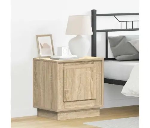 Nakts Skapītis Ar Sonomas Ozola 44 X 34.5 X 45 Cm Vidaxl
