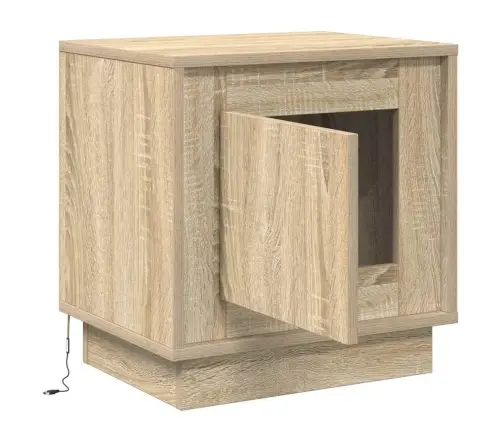 Nakts Skapītis Ar Sonomas Ozola 44 X 34.5 X 45 Cm Vidaxl