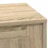 Nakts Skapītis Ar 2 Pcs Sonomas Ozola 44 X 34.5 X 45 Cm Vidaxl