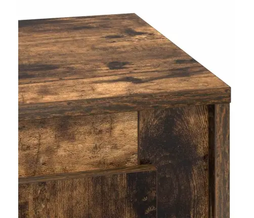 Nakts Skapītis Dūmaka Ozols 44 X 34.5 X 45 Cm Inženierijas Koks Vidaxl