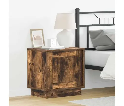 Öölambi Kapp 2 Pcs Suitsetatud Tamm 44 X 34,5 X 45 Cm Tehispuit