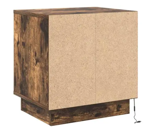 Öölambi Kapp 2 Pcs Suitsetatud Tamm 44 X 34,5 X 45 Cm Tehispuit