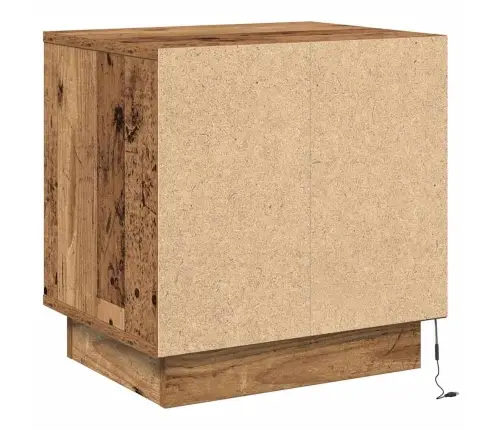 Nakts Skapītis Ar Vecs Koks 44 X 34.5 X 45 Cm Inženierijas Koks Vidaxl