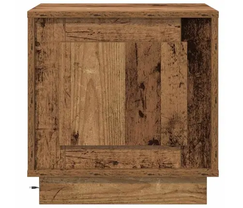 Nakts Skapītis Ar 2 Pcs Vecs Koks 44 X 34.5 X 45 Cm Vidaxl