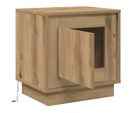 Nakts Skapītis Ar Artisānā Ozols 44 X 34.5 X 45 Cm Vidaxl