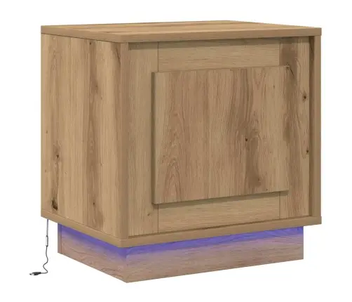 Šalia Lovos Spintelė Su 2 Pcs Artisano Ąžuolo 44 X 34,5 X 45 Cm Šalia Lovos Spintelė Su 2 Pcs Artisano Ąžuolo 44 X 34,5 X 45 Cm