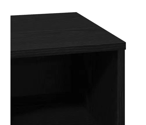 Öölambi Kapp Sahtliga 2 Pcs Must 50 X 34.5 X 50 Cm Tehispuit