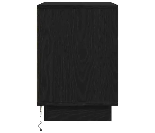 Öölambi Kapp Sahtliga 2 Pcs Must 50 X 34.5 X 50 Cm Tehispuit