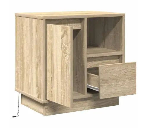 Öölambi Kapp Sahtliga Sonoma Tamm 50 X 34,5 X 50 Cm Tehispuit