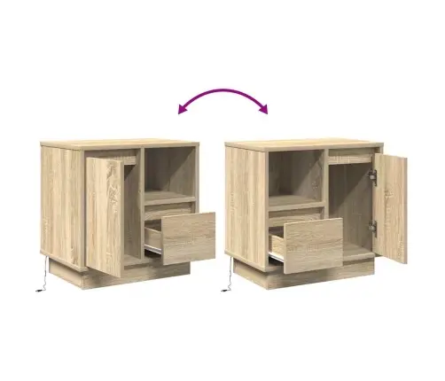 Öölambi Kapp Sahtliga Sonoma Tamm 50 X 34,5 X 50 Cm Tehispuit