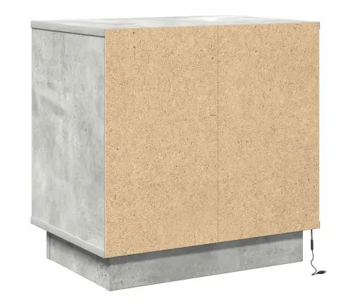 Nakts Skapītis Ar 2 Pcs Betona Pelēka 50 X 34.5 X 50 Cm. Vidaxl