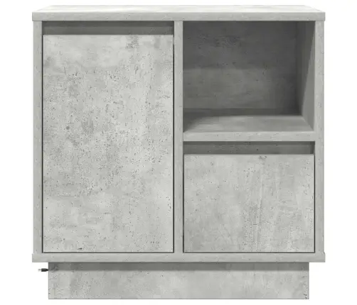 Nakts Skapītis Ar 2 Pcs Betona Pelēka 50 X 34.5 X 50 Cm. Vidaxl