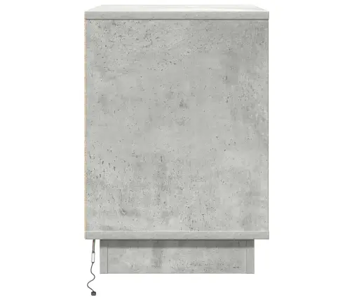 Nakts Skapītis Ar 2 Pcs Betona Pelēka 50 X 34.5 X 50 Cm. Vidaxl