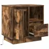 Nakts Skapītis Ar 2 Pcs Dūmakaina Ozolkoka 50 X 34.5 X 50 Cm. Vidaxl